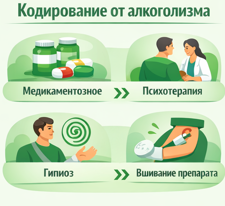 кодирование от алкоголизма в Каслях Санати